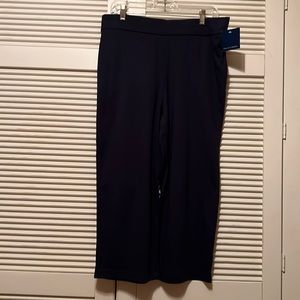 FALLS CREEK Dark Blue Knit Pull On Capris